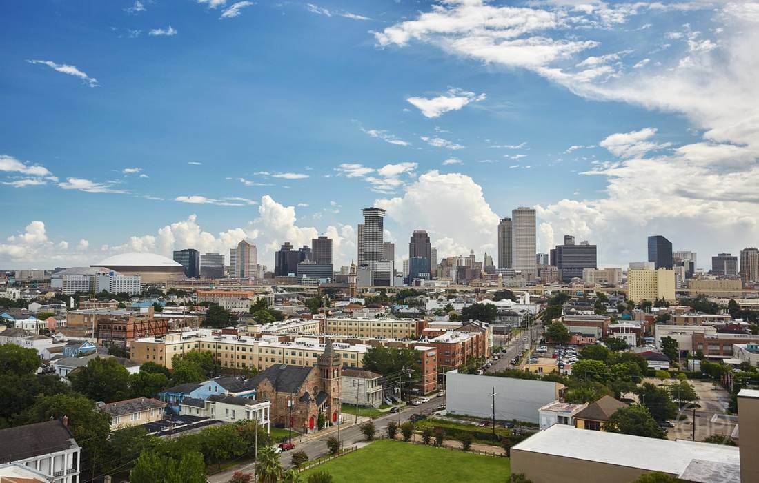 Tour of New Orleans — photo of the city from above — American Butler