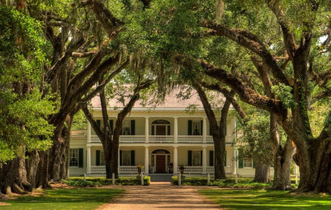 Фото дома на плантации Роуздаун в штате Луизиана - American Butler