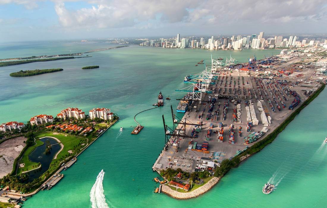 Port of Miami - photos of the city and island Dodge - American Butler