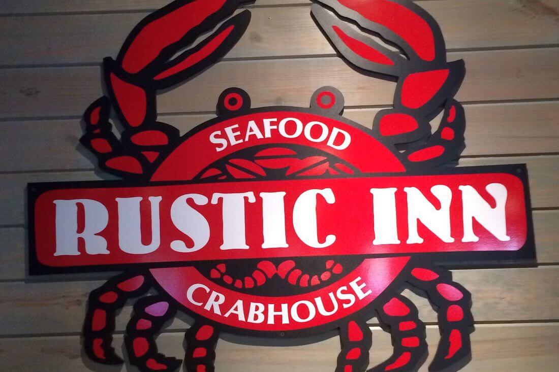 Rustic Inn Crabhouse Restaurant, Fort-Lauderdale — фото вывески — American Butler