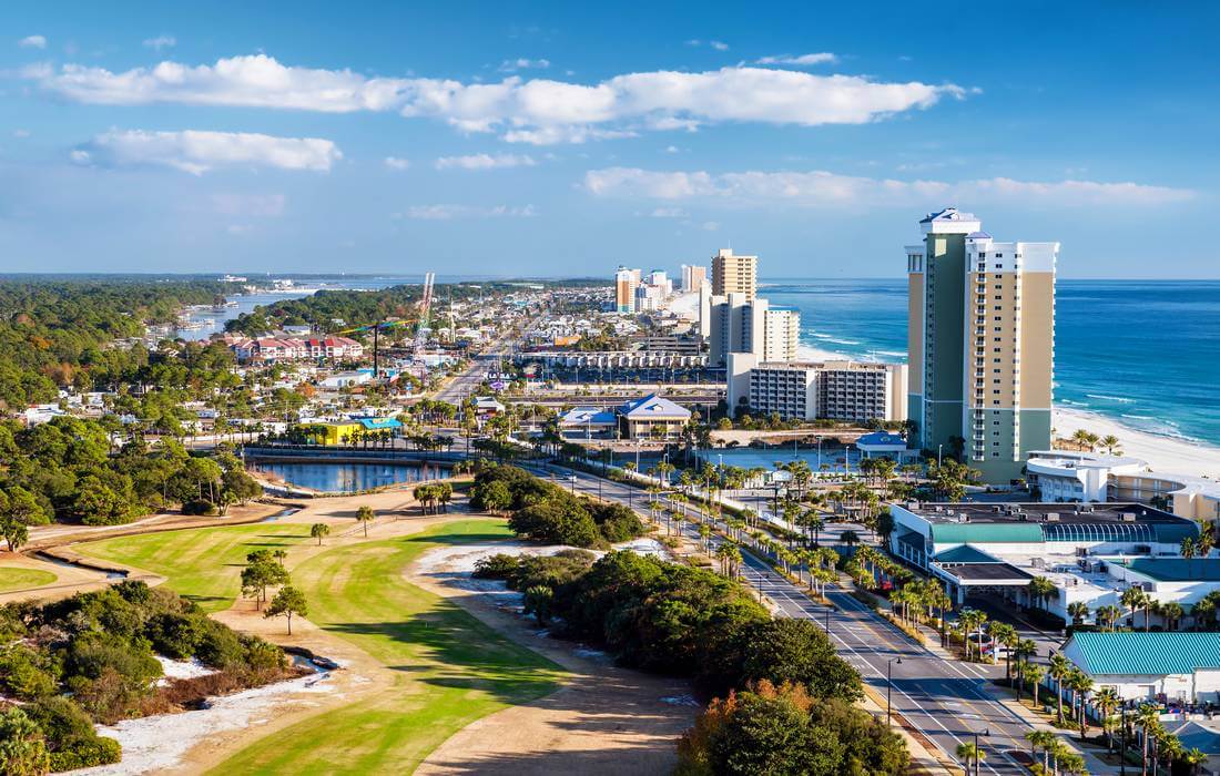 Фото города и пляжа Panama City Beach во Флориде - American Butler