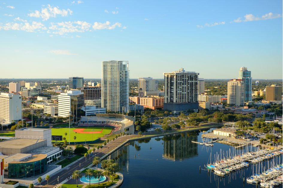 Photo of the central district of St Petersburg, Florida — American Butler