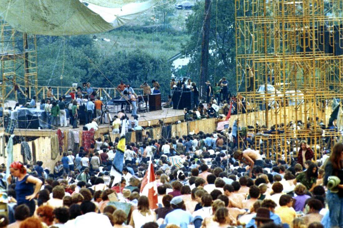 Фото знаменитого рок-фестиваля Woodstock Music & Art Fair в США — American Butler