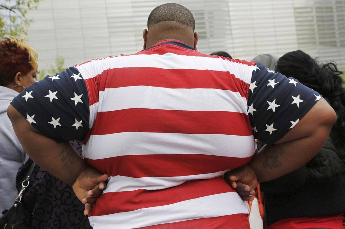 Толстые американцы в США — фото полного мужчины — American Butler