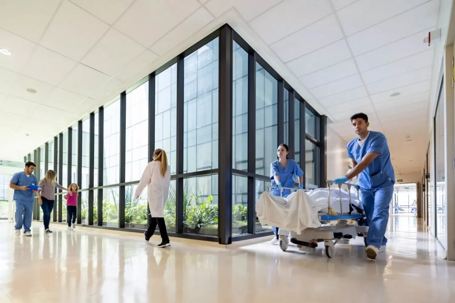 Main Lobby at Aventura Medical Center Spacious and modern main lobby at Aventura Medical Center