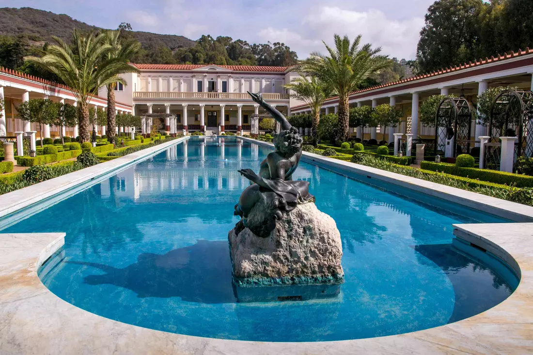 Photo of the Getty Villa in California