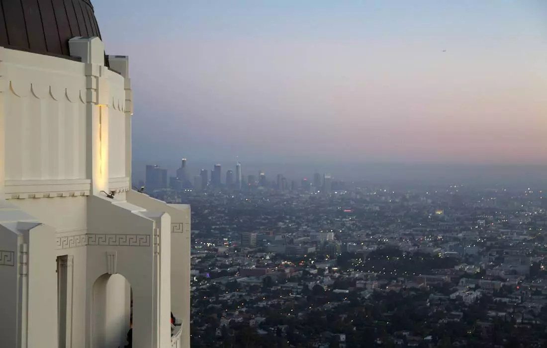 Photo of Griffith Park and Observatory in Los Angeles from above