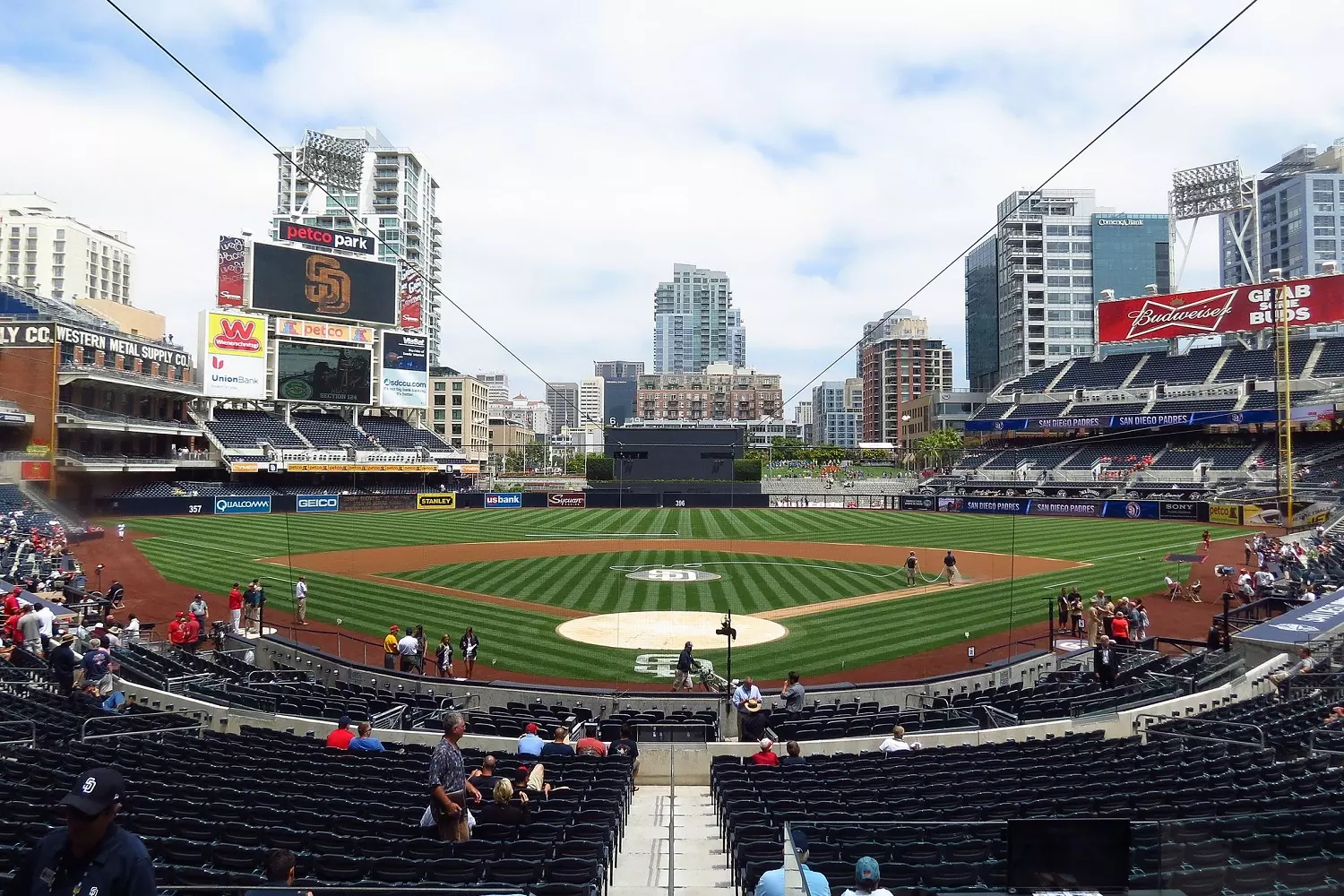 A photo of Petco Park in San Diego