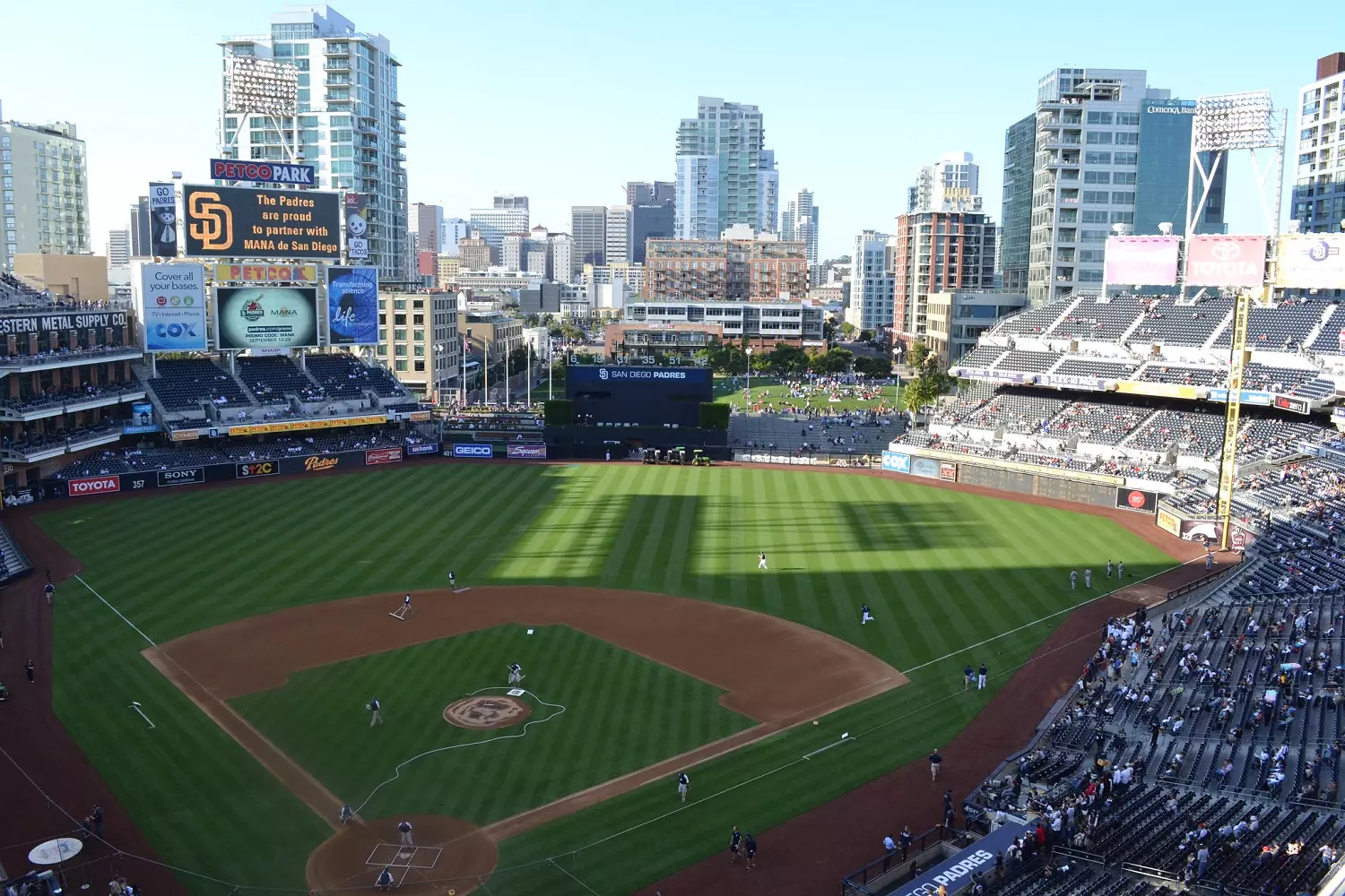 Aerial view of Petco Park