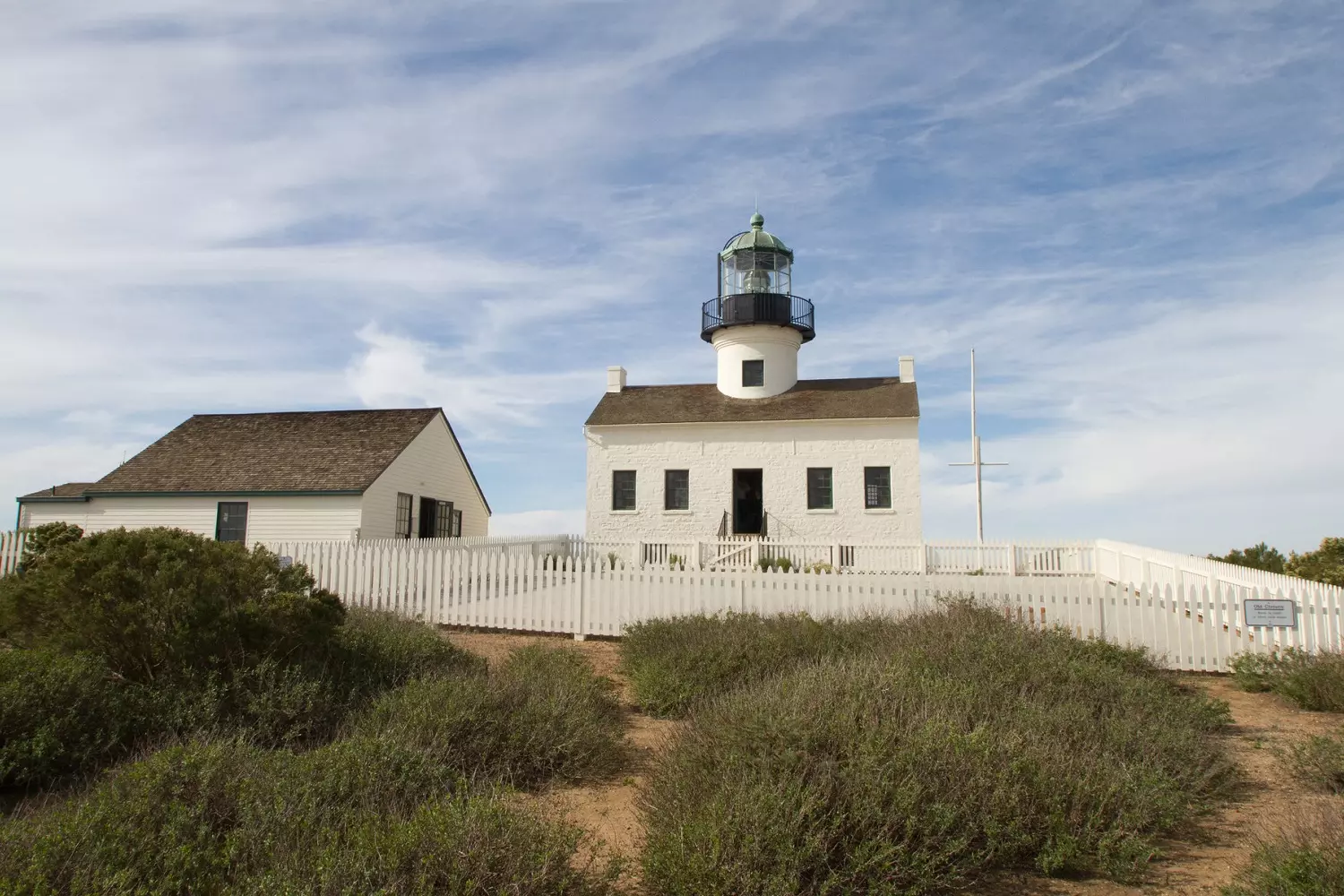 Old Lighthouse on Point Loma Peninsula