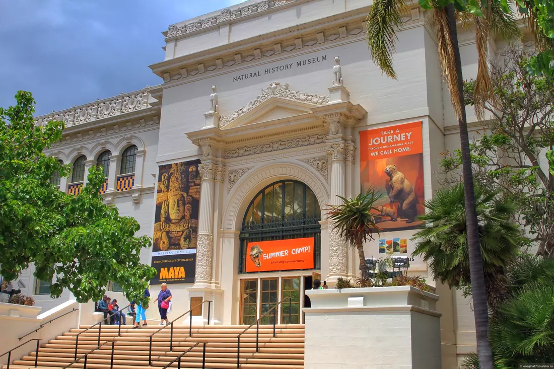 Entrance to the San Diego Natural History Museum