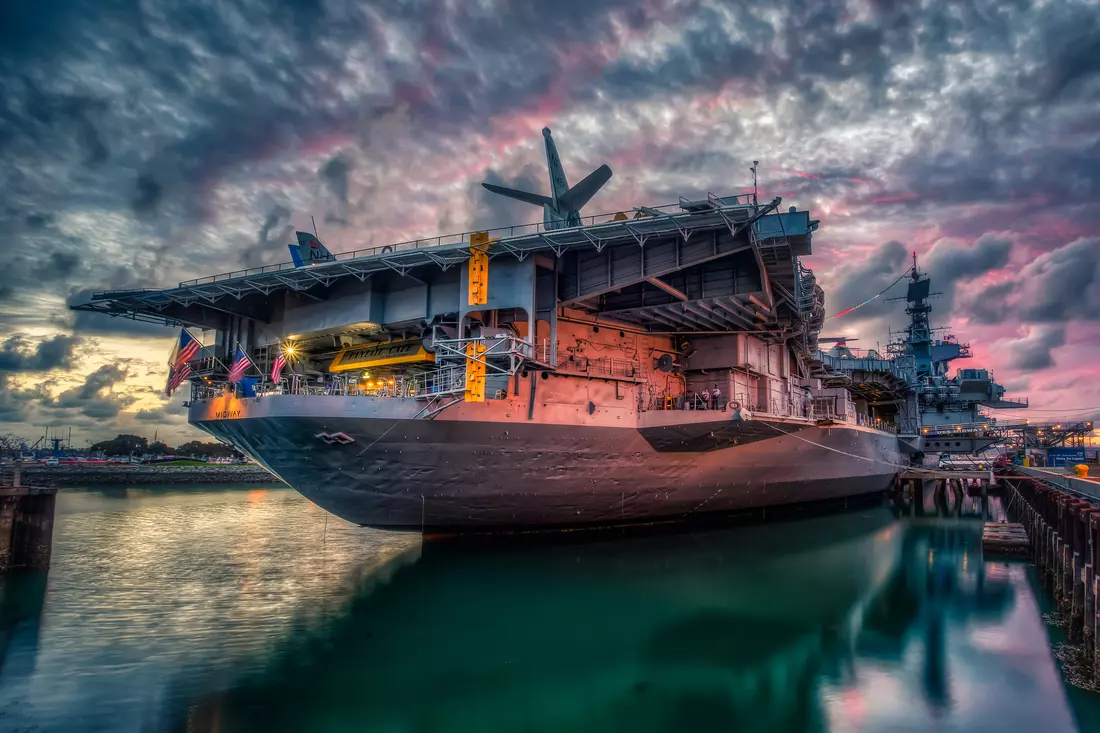 USS Midway Museum — фото музея в Сан-Диего