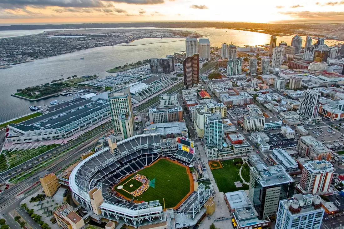 Photo of the city of San Diego from above, California