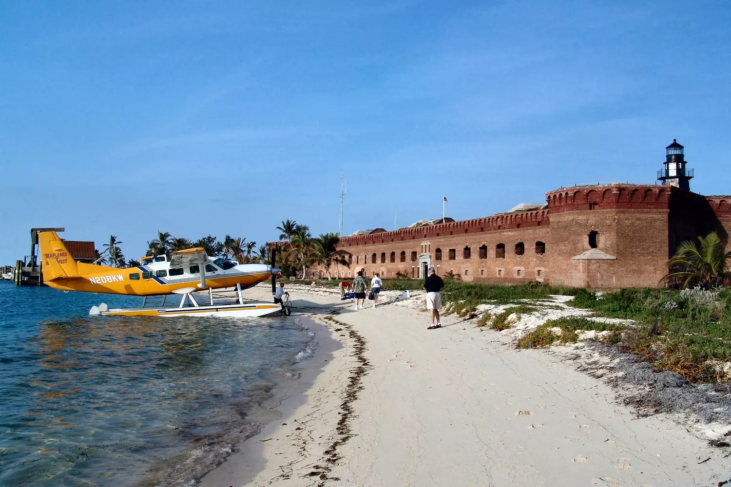 Fort Jefferson, Florida — Dry Tortugas seaplane photo — American Butler