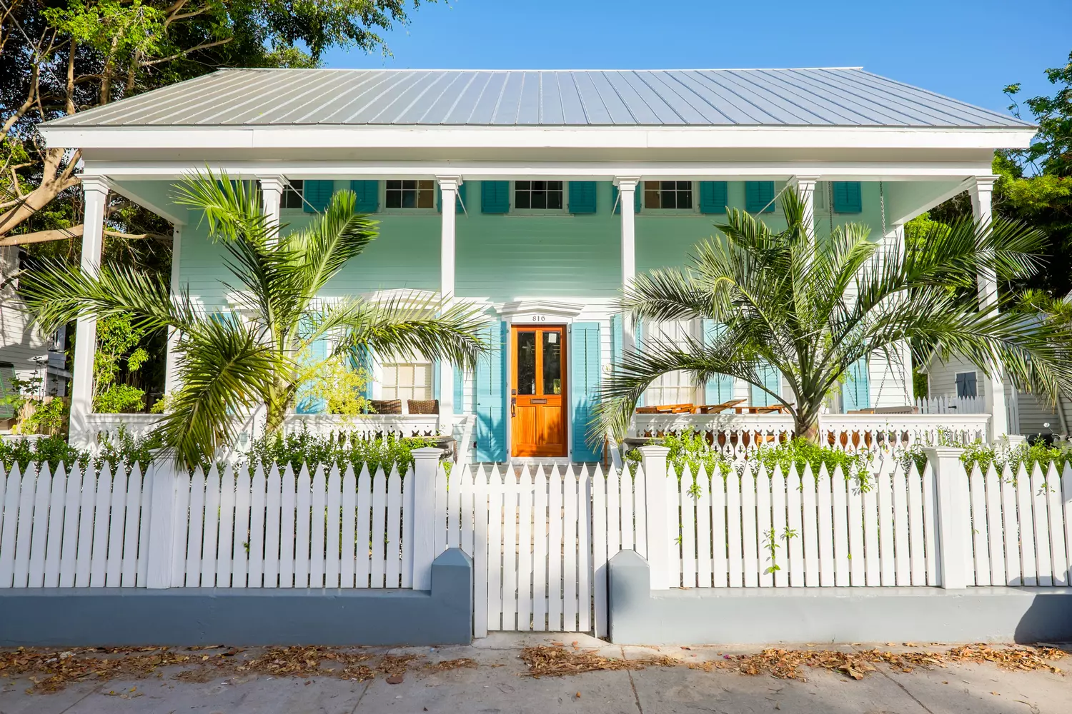 Photo of a historic house in Key West, USA