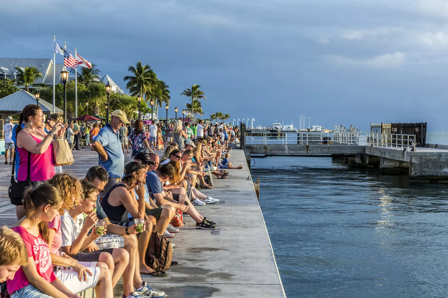 Photo of Mallory Square and the Sunset Celebration festival in Key West