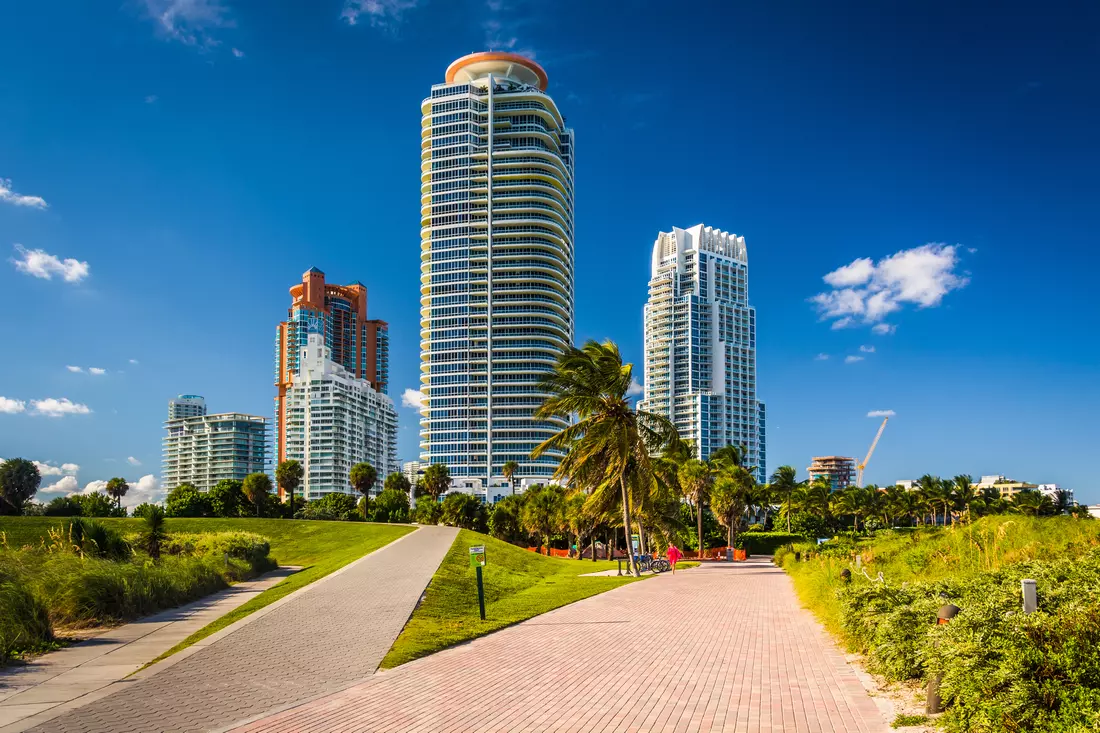 South Pointe Park in Miami Beach — city view photo — American Butler