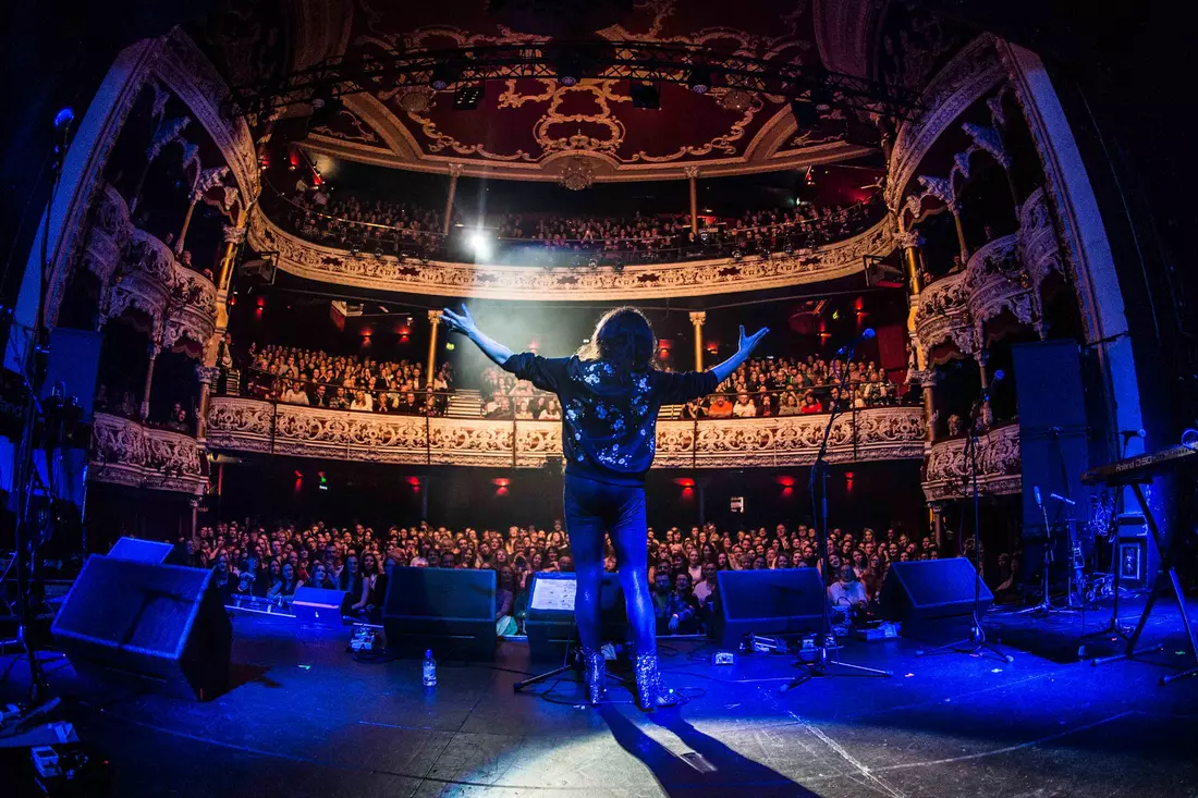 Photo of the stage at the Olympia Theater in Miami — American Butler