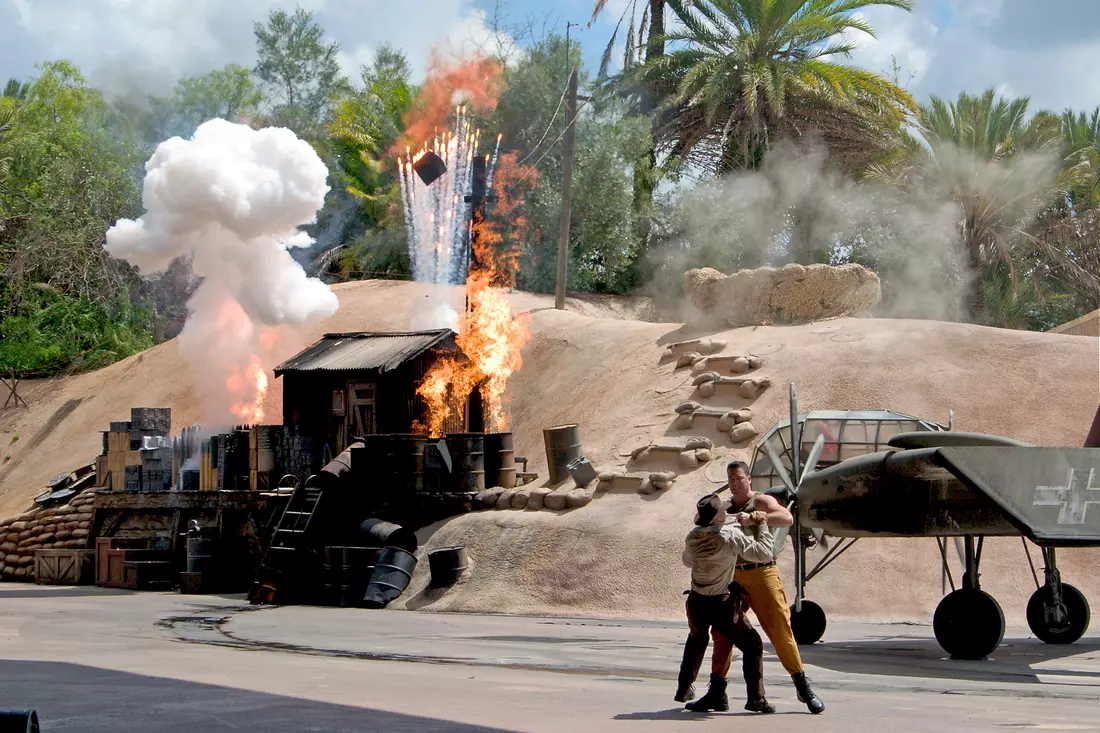 Photo of the Indiana Jones show at Disney’s Hollywood Studios in Orlando Photo of the Indiana Jones show at Disney’s Hollywood Studios in Orlando