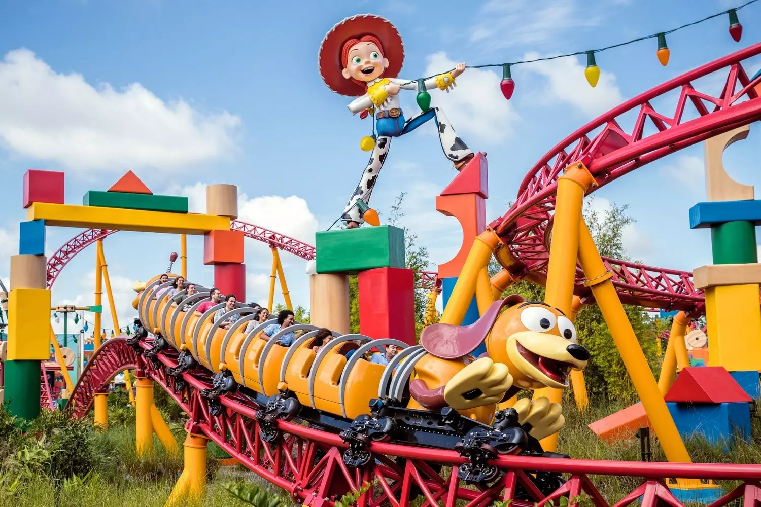 Ride the Toy Story Land Roller Coaster — Disney's Hollywood Studios, Orlando Roller coaster at Toy Story Land in Disney's Hollywood Studios, Orlando