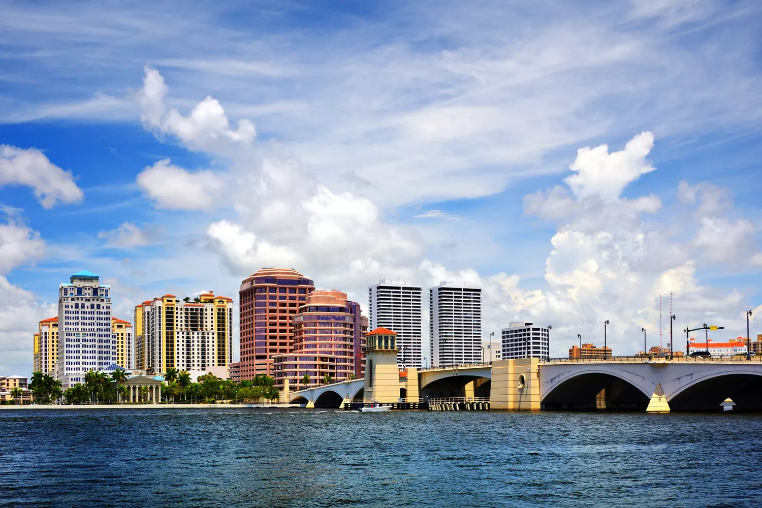 Photo of Downtown in the city of West Palm Beach in Florida