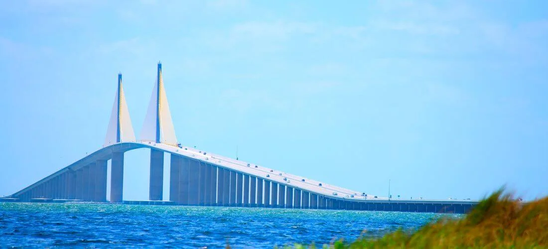 Sunshine Skyway Bridge, Florida — bay and bridge photos — American Butler