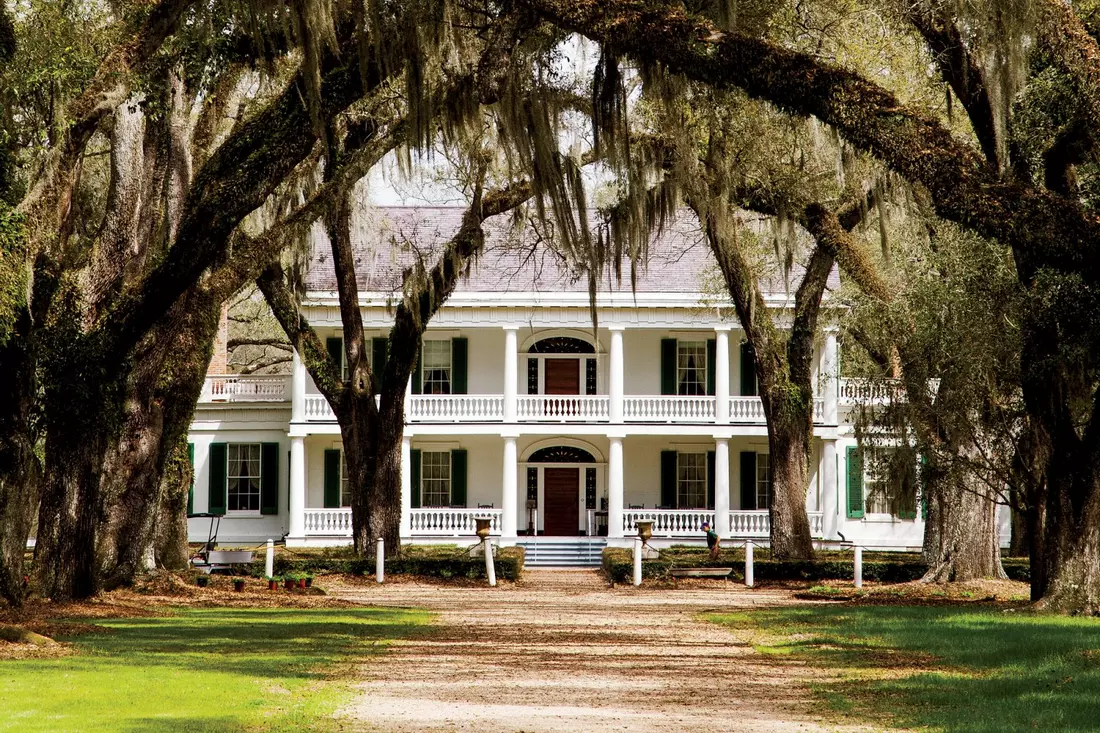 Rosedown Plantation, Louisiana: фото фасада главного здания