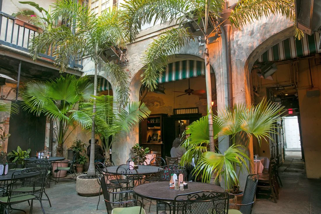 Photo of the restaurant at the Napoleon House in New Orleans, Louisiana