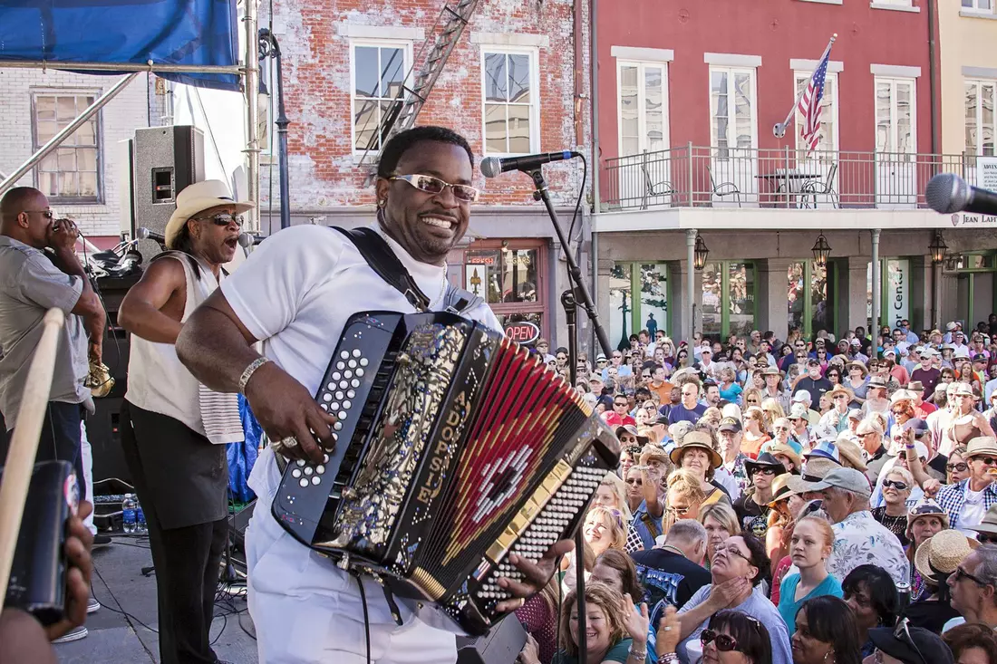 Photo of the musician at the French Quarter Festival — American Butler