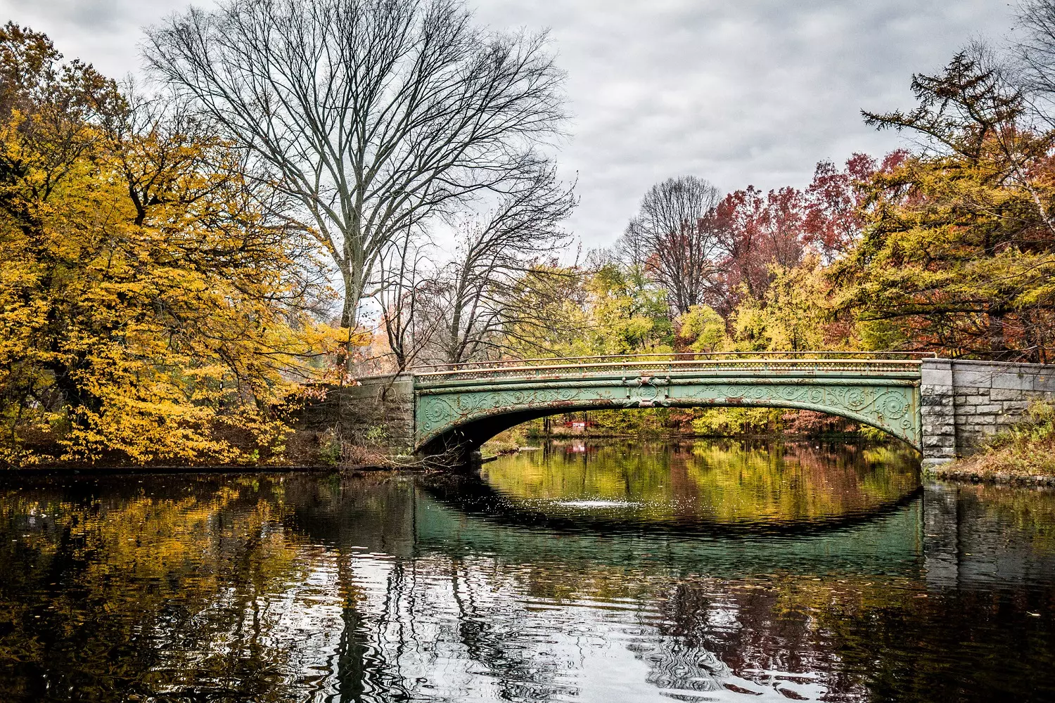 Old bridge in Prospect Park, Brooklyn