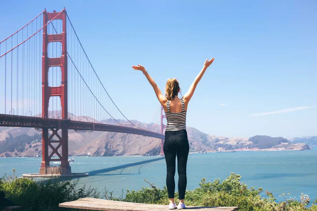 Golden Gate Bridge, Alcatraz Island — Excursion to the USA