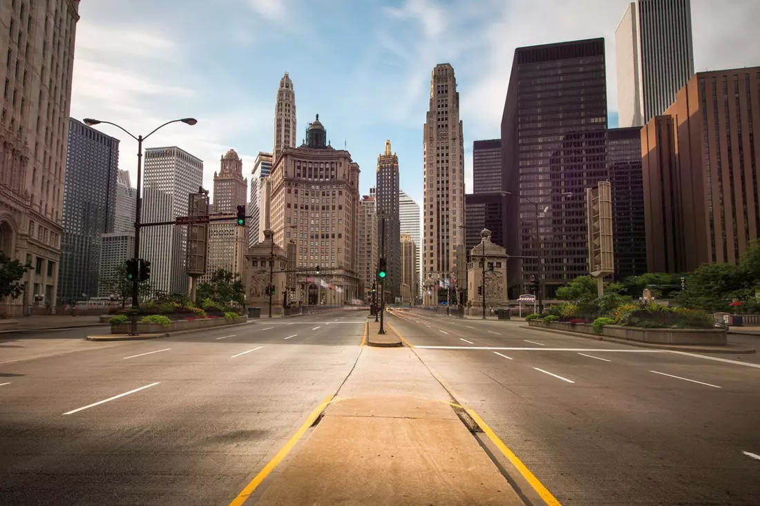 Photo of a road in New York