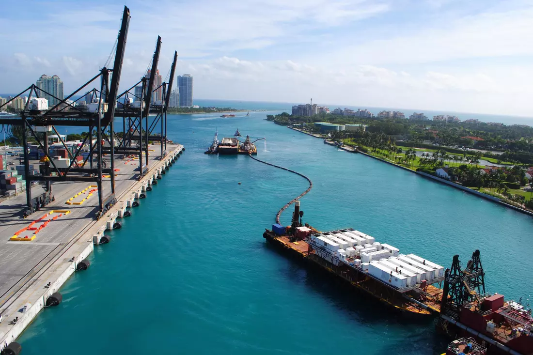 Cargo Terminal at Port of Miami