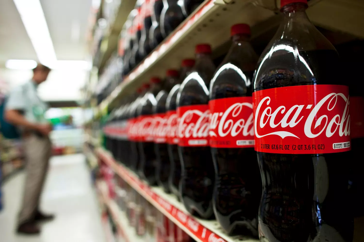 Coca-Cola brand — photo of drinks for sale in a store in the USA — American Butler