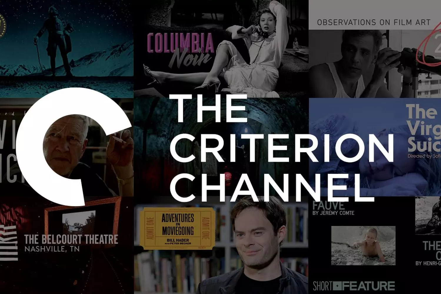Criterion Channel США: киношедевры для настоящих ценителей Телевизор с интерфейсом американской версии Criterion Channel, показывающий классическое, артхаусное и независимое кино с тематическими подборками