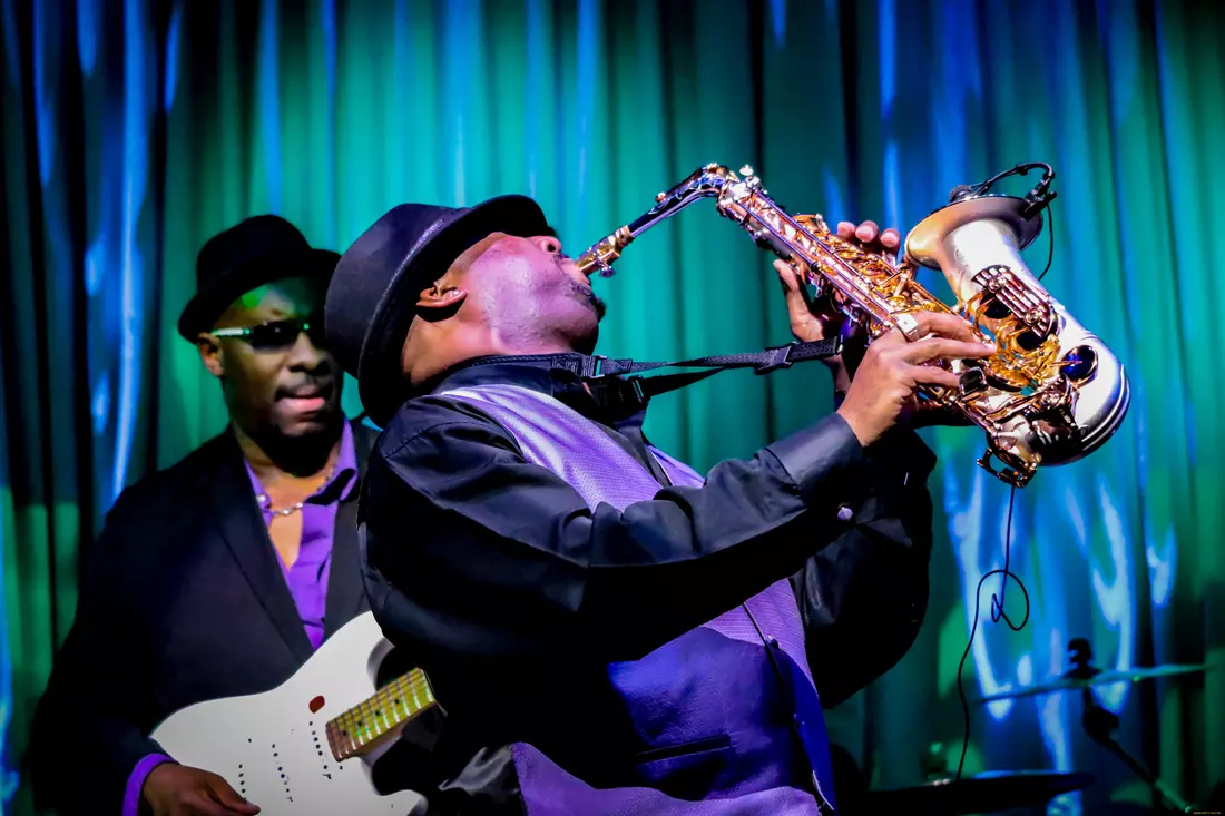 Jazz musicians in a Miami club