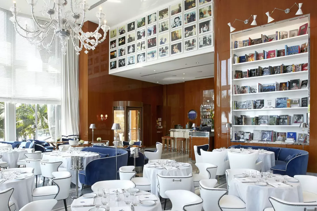 Photo of the table in the Italian restaurant Cipriani Downtown Miami — American Butler