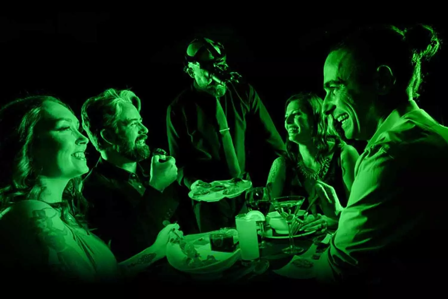 Opaque LA: Гастрономическое приключение в полной темноте Ресторан Opaque в Лос-Анджелесе — ужин в полной темноте