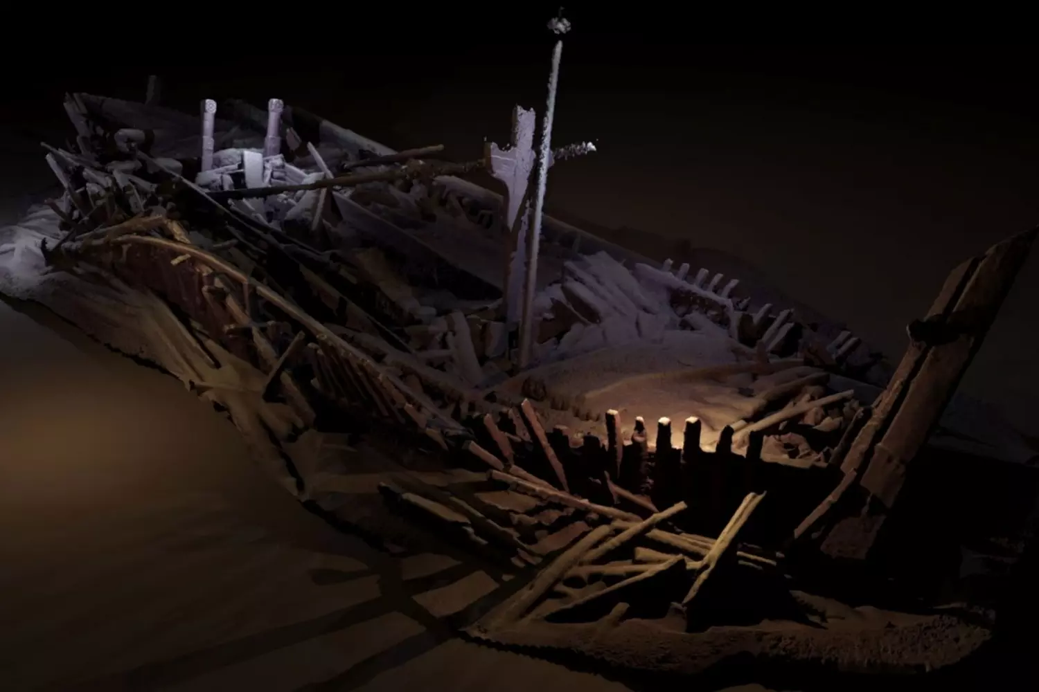 The Sunken Legend: Queen Anne’s Revenge, Blackbeard’s Flagship Rediscovered in 1996 The wreckage of Queen Anne’s Revenge, pirate Blackbeard’s flagship, discovered off the coast of North Carolina