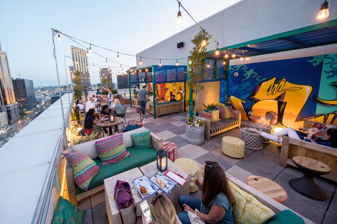 Rooftop photo of The Troubadour Hotel in New Orleans