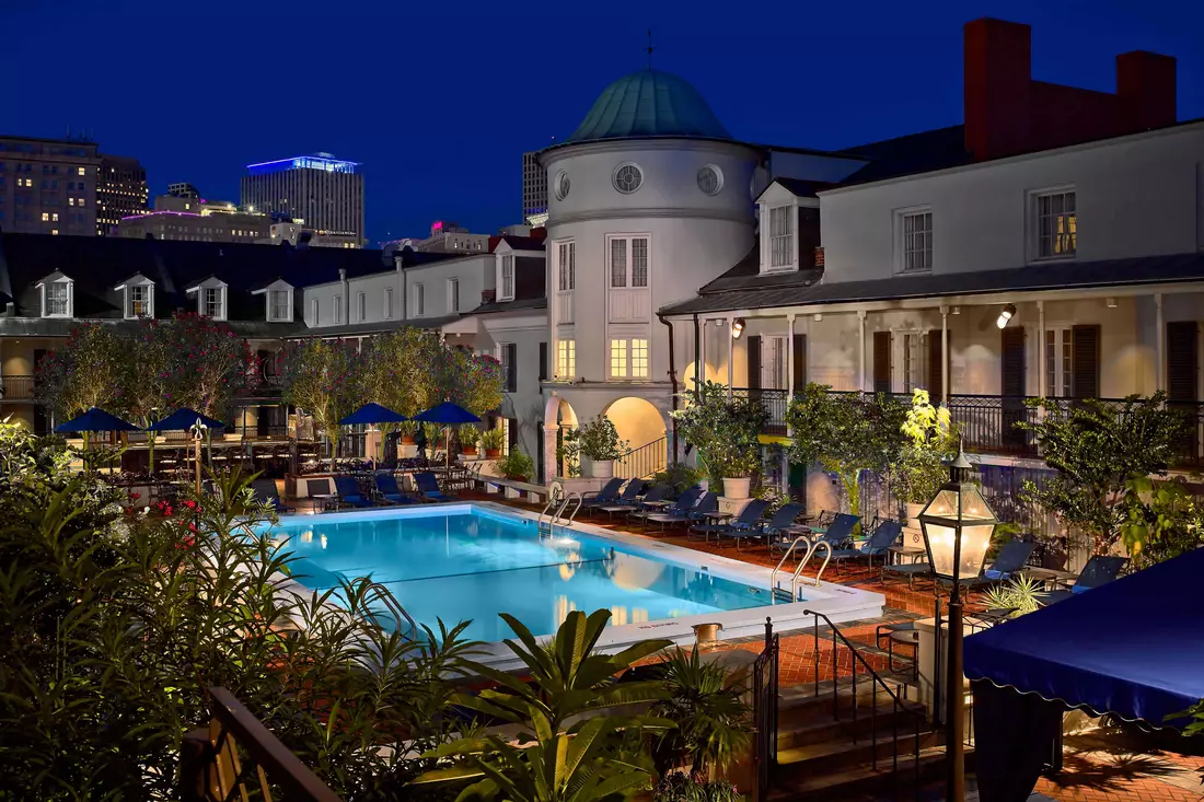 Photo of the pool in The Royal Sonesta, New Orleans