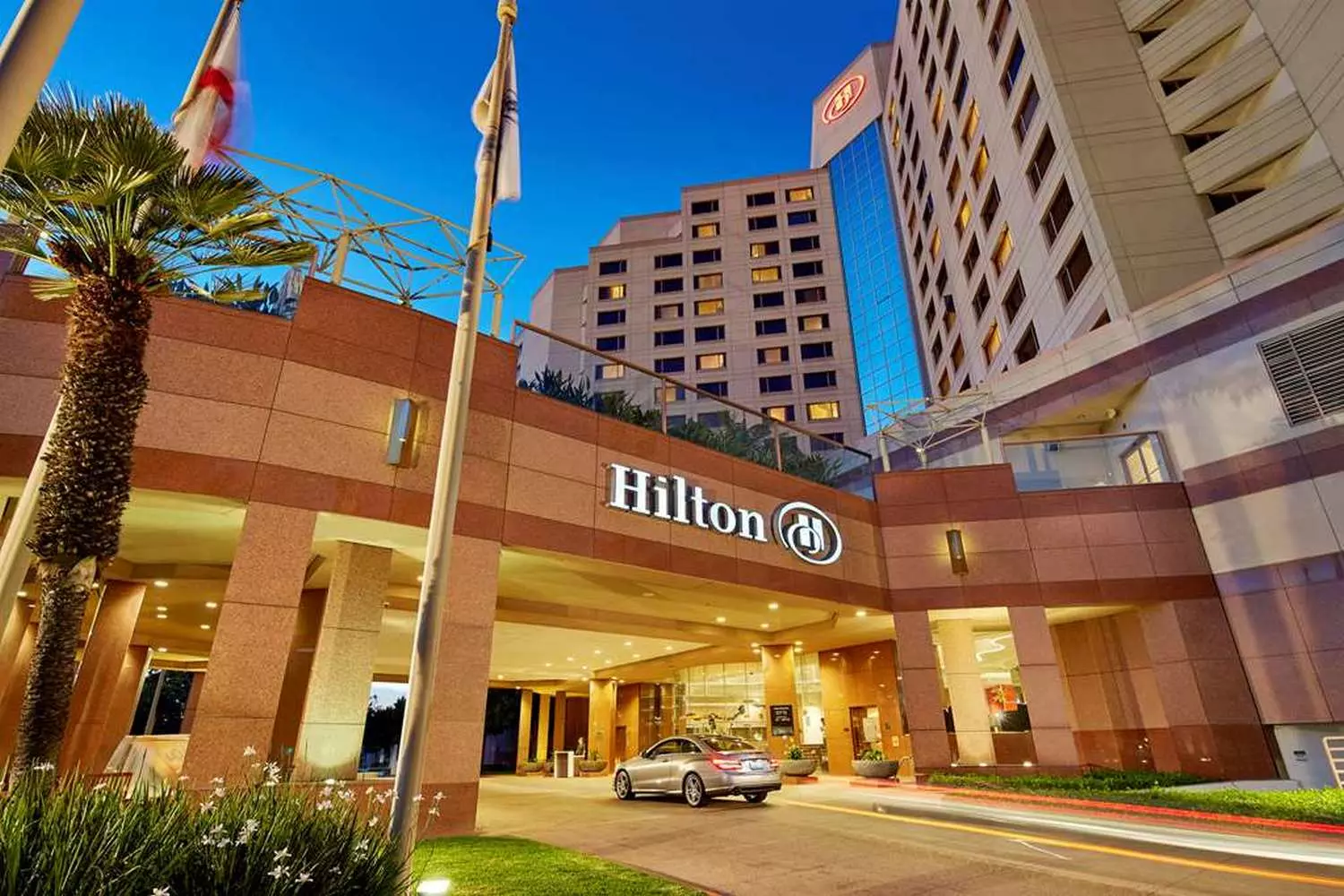 Modern Hilton Hotel in the USA — Premium Comfort and Service Hilton hotel building in the United States