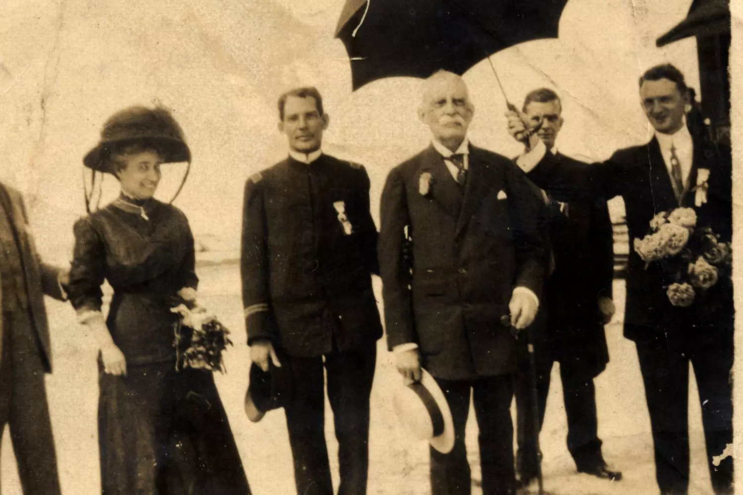 Who founded Miami — photo of Henry Flagler and his wife — American Butler