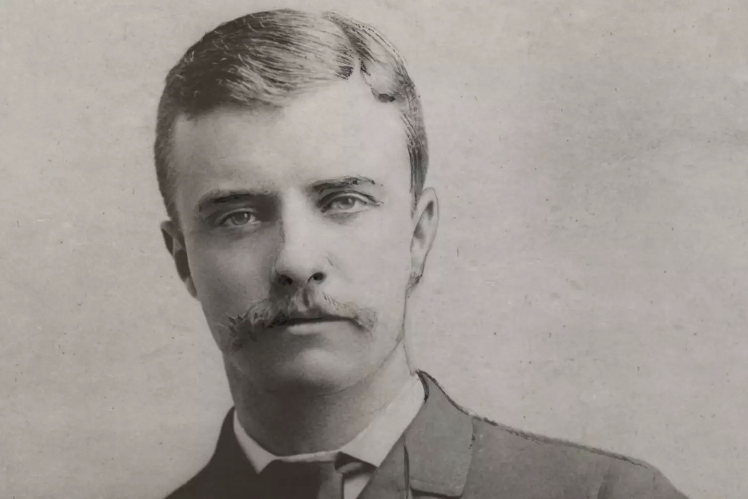 Young Theodore Roosevelt: From Sickly Boy to Future President A young Theodore Roosevelt in his college years, with a determined expression
