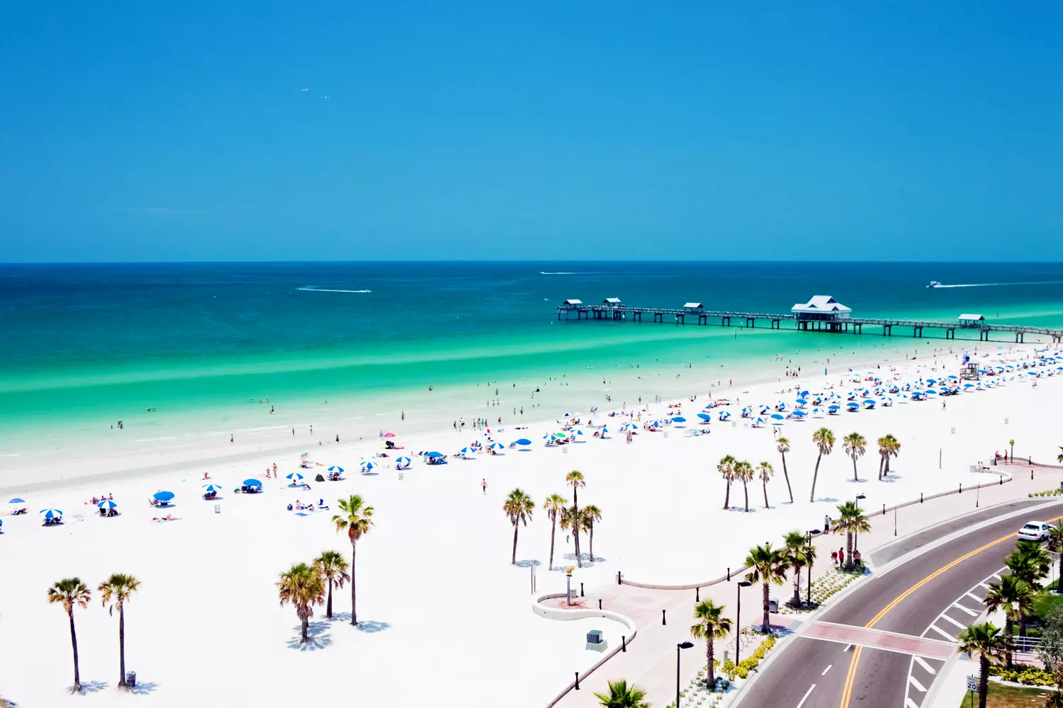 Beaches in Florida — Clearwater Beach Photo