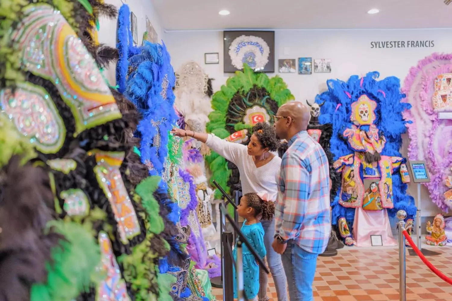 Здание музея Backstreet Cultural Museum на улице Сент-Филип в районе Треме, Новый Орлеан