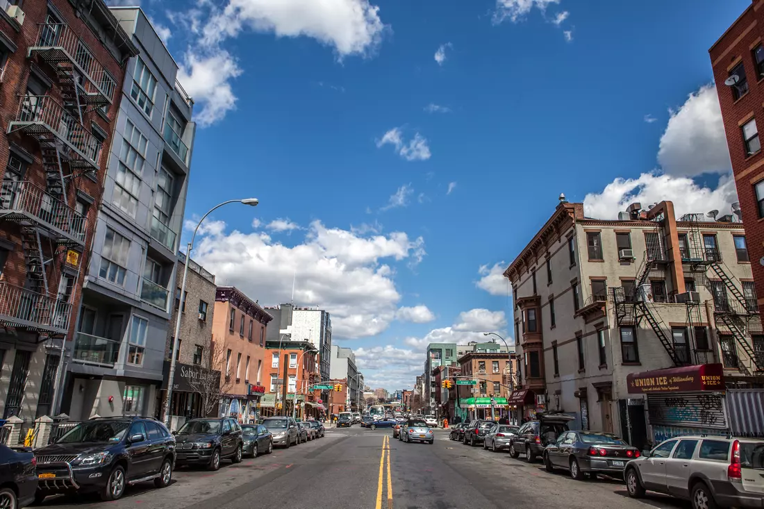 Photo of a landmark street in New York