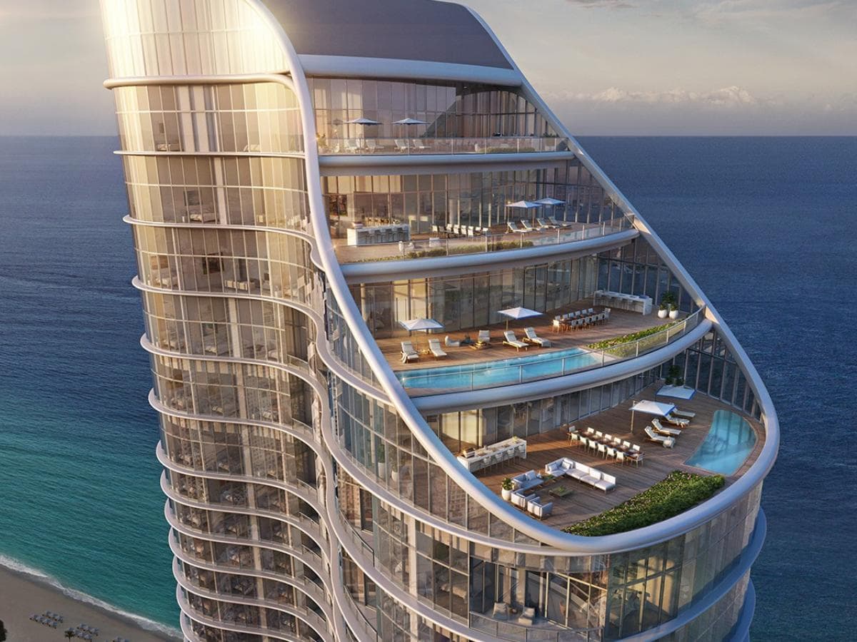 Ritz Carlton Sunny Isles — photo of the building from above — American Butler