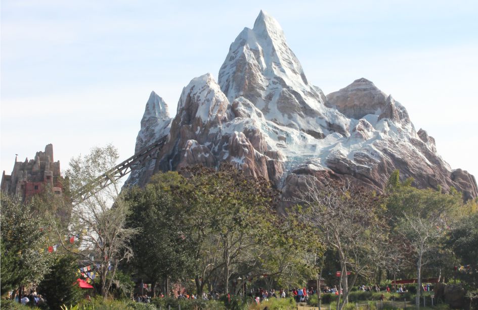Photo of Mount Everest attraction in the Animal Kingdom park in Florida