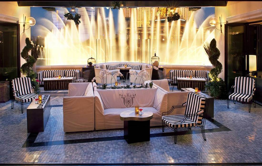 Ночные клубы Лас-Вегаса — фото шоу фонтанов в Hyde Bellagio — American Butler